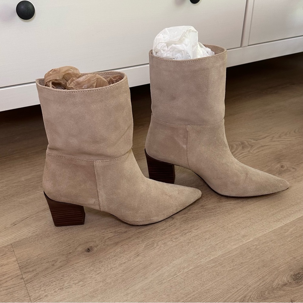 NWOT Zara heeled boots